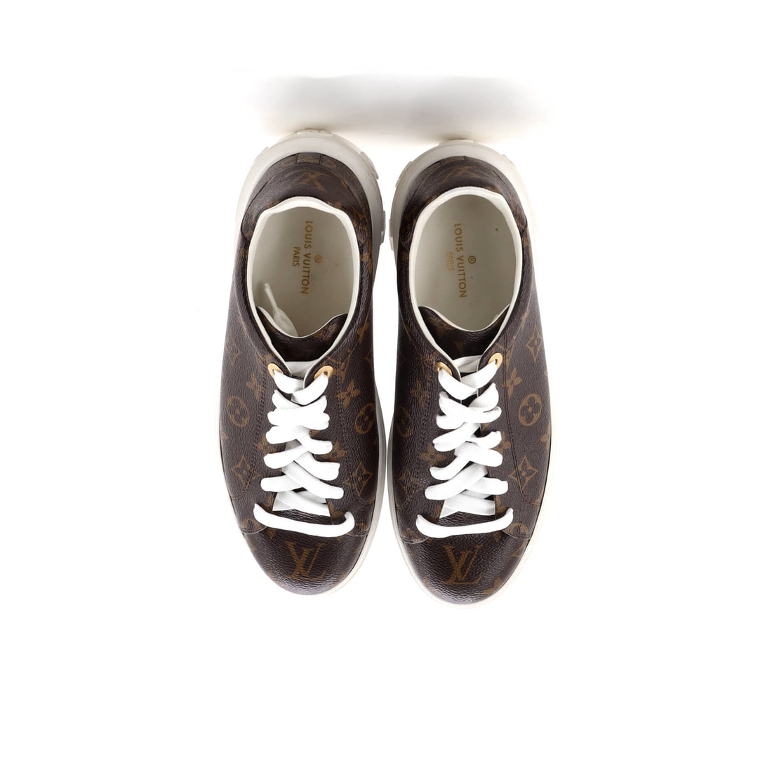 Louis Vuitton Women's Time Out Sneakers Monogram Canvas (1 of 5)