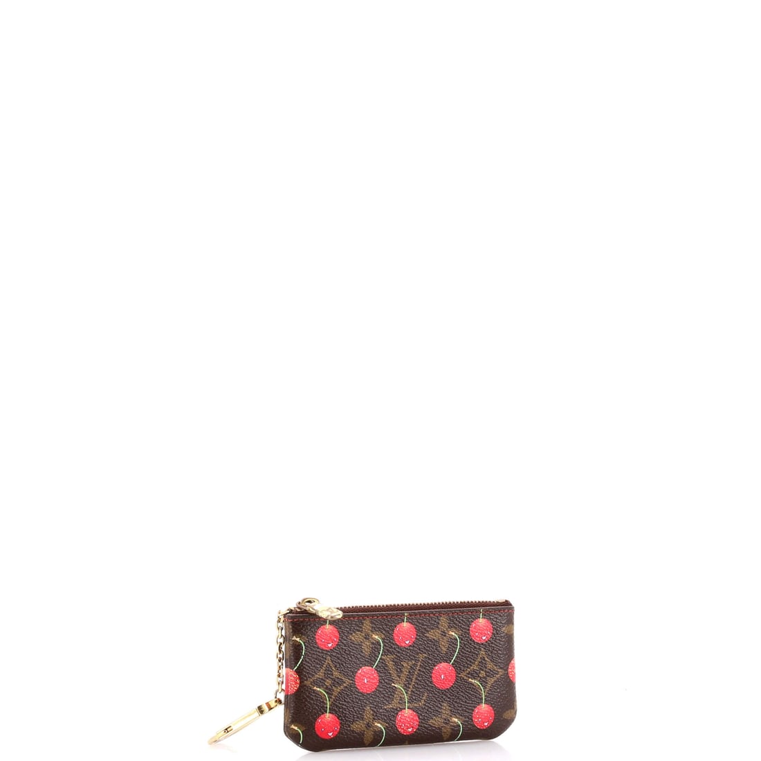 Louis Vuitton Key Pouch Limited Edition Monogram Cerises: From the ateliers of Louis Vuitton, this is no ordinary handbag it's a marvel. Featuring the iconic Louis Vuitton Key Pouch Limited Edition Monogram Cerises, its a testament to refined rebellion. The
