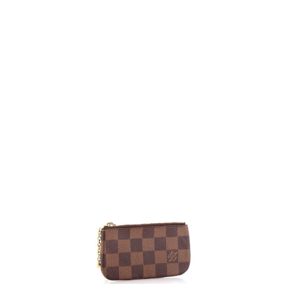 Louis Vuitton Key Pouch Damier: From the ateliers of Louis Vuitton, this is no ordinary handbag it's a marvel. Featuring the iconic Louis Vuitton Key Pouch Damier, its a testament to refined rebellion. The rich brown palette evokes