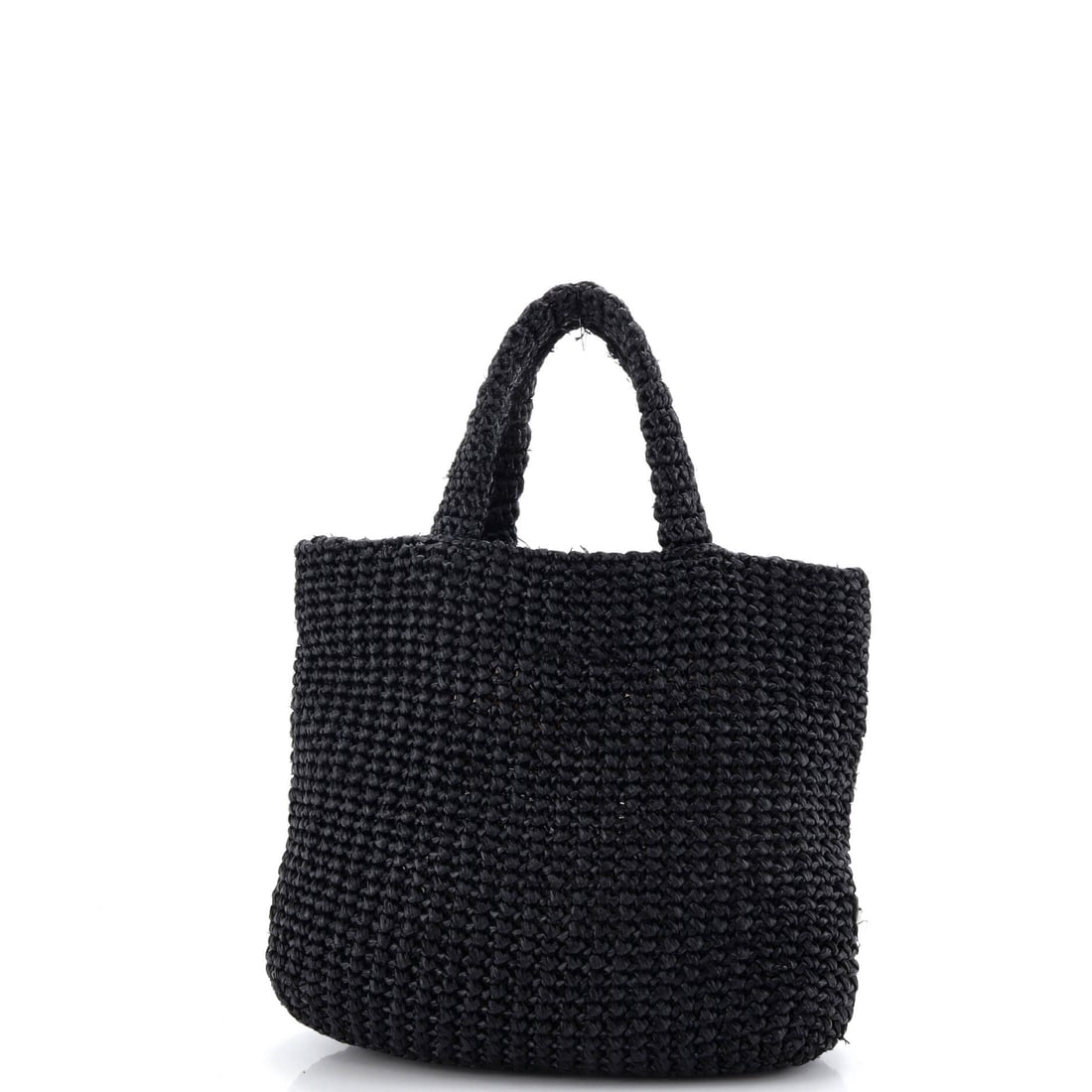 Prada Logo Tote Raffia Medium - 2