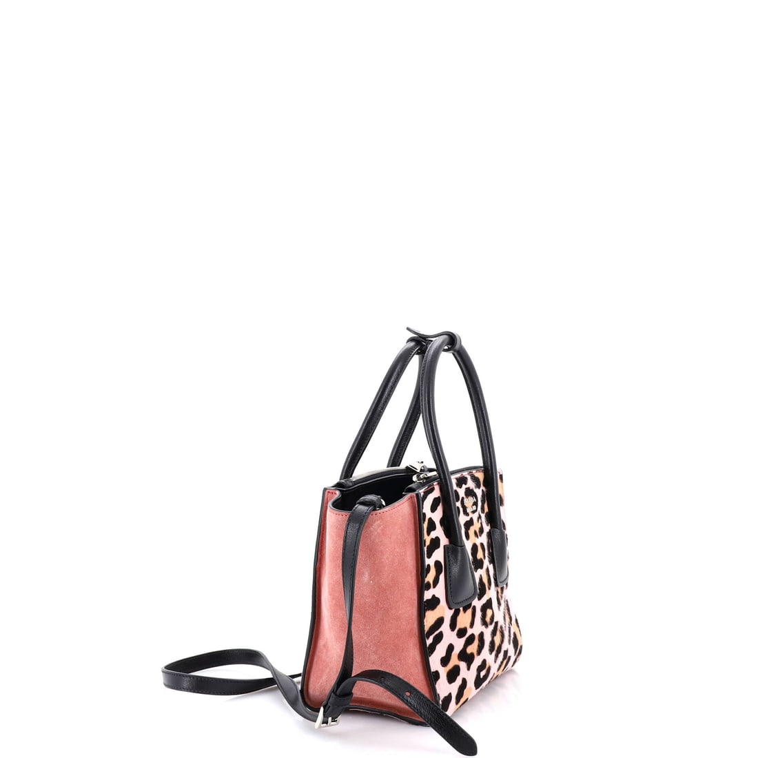 Prada Twin Pocket Convertible Tote Calf Hair and Suede Small: Masterfully designed by Prada, this arm candy is pure editorial gold. Featuring the iconic Prada Twin Pocket Convertible Tote Calf Hair and Suede Small, its a testament to refined rebellion. The rich