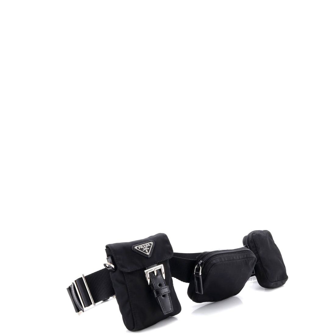 Prada Triple Pouch Waist Bag Tessuto (1 of 6)