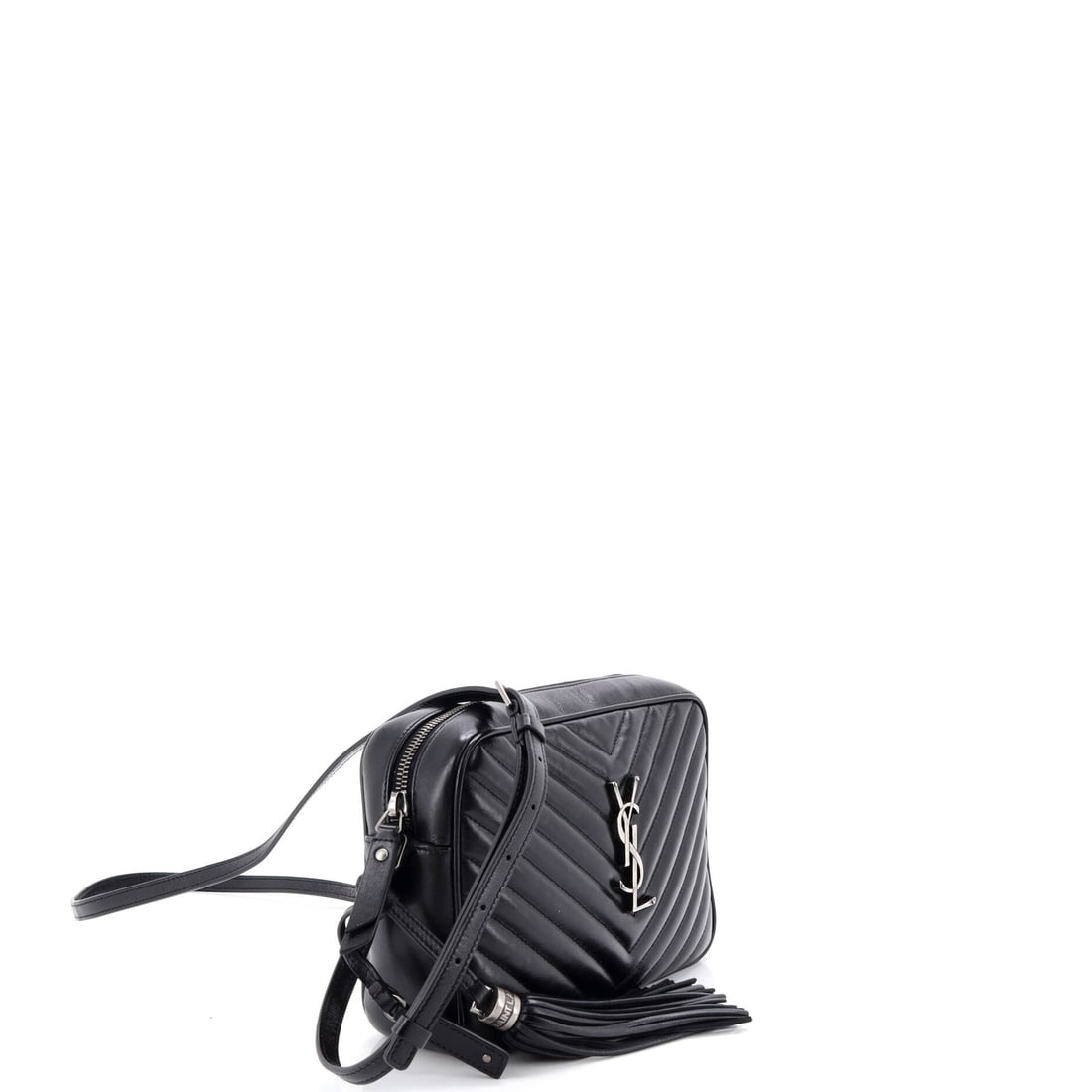 Saint Laurent Lou Camera Bag Matelasse Chevron Leather Small: Saint Laurent delivers iconic form and fearless flair with this stunning creation. Featuring the iconic Saint Laurent Lou Camera Bag Matelasse Chevron Leather Small, its a testament to refined rebelli