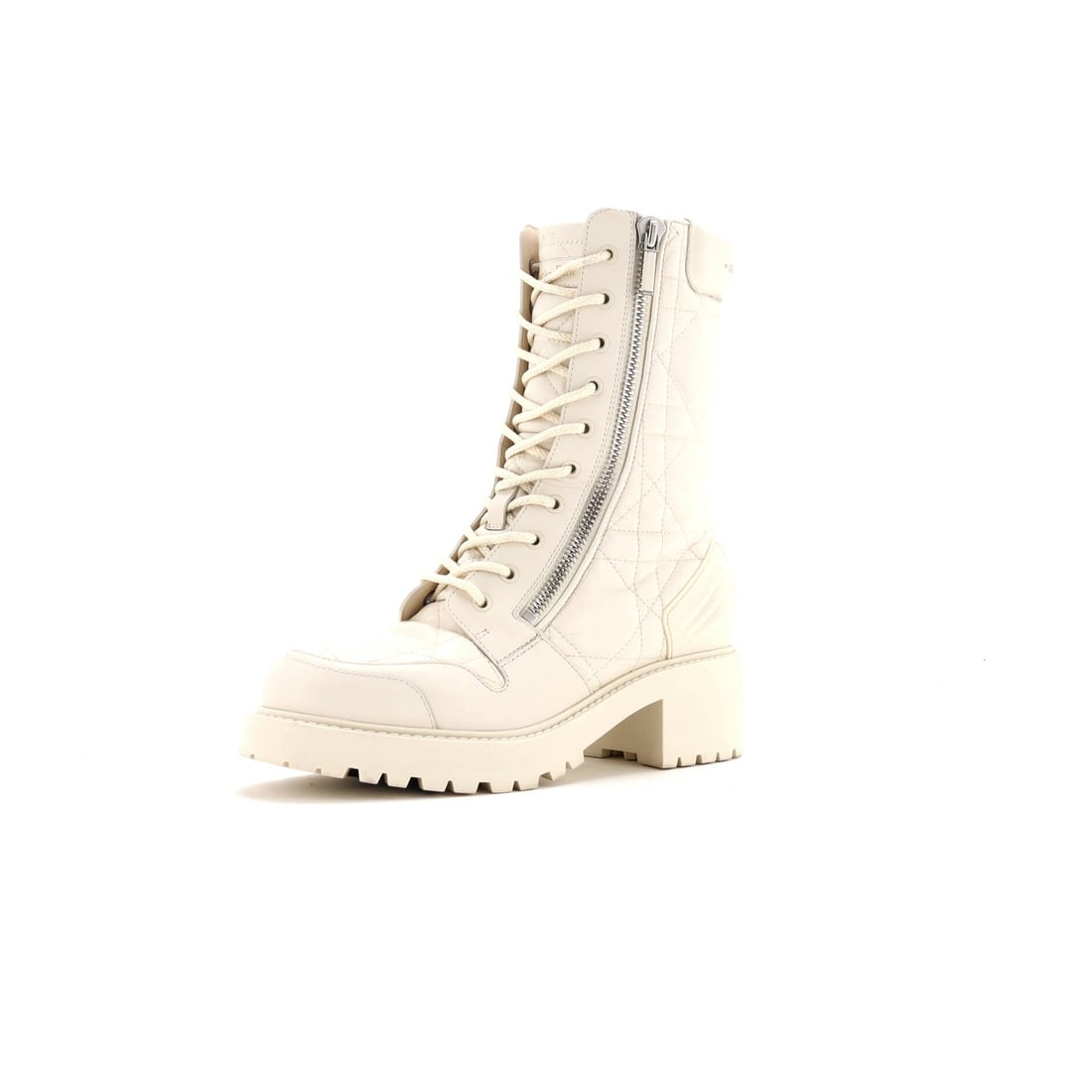 Christian Dior Women's D-Unit Combat Boots: Equal parts polish and personality, the Christian Dior Women's D-Unit Combat Boots refuses to be forgettable. It carries itself with the kind of poise that never asks for permission. Proof that good t