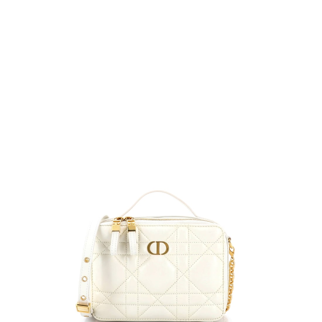 Christian Dior Caro Box Bag with Chain (1 of 8)