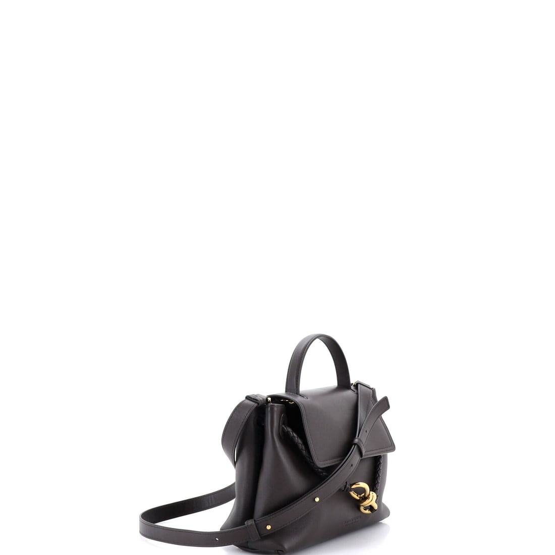 Bottega Veneta Ciao Ciao Top Handle Bag Leather with Intrecciato Detail Small: Lot 12 is ready for airport chic and a dramatic entrance on arrival. Offered here as Bottega Veneta Bottega Veneta Ciao Ciao Top Handle Bag Leather with Intrecciato Detail Small, finished in Brown; ap