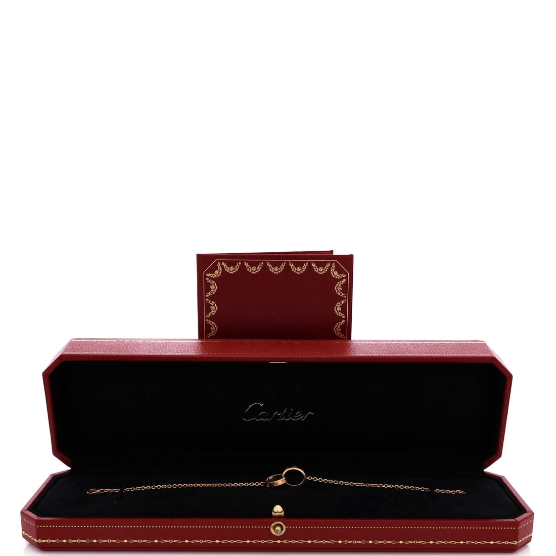 Cartier Love Interlocking Bracelet 18K Rose Gold (1 of 2)