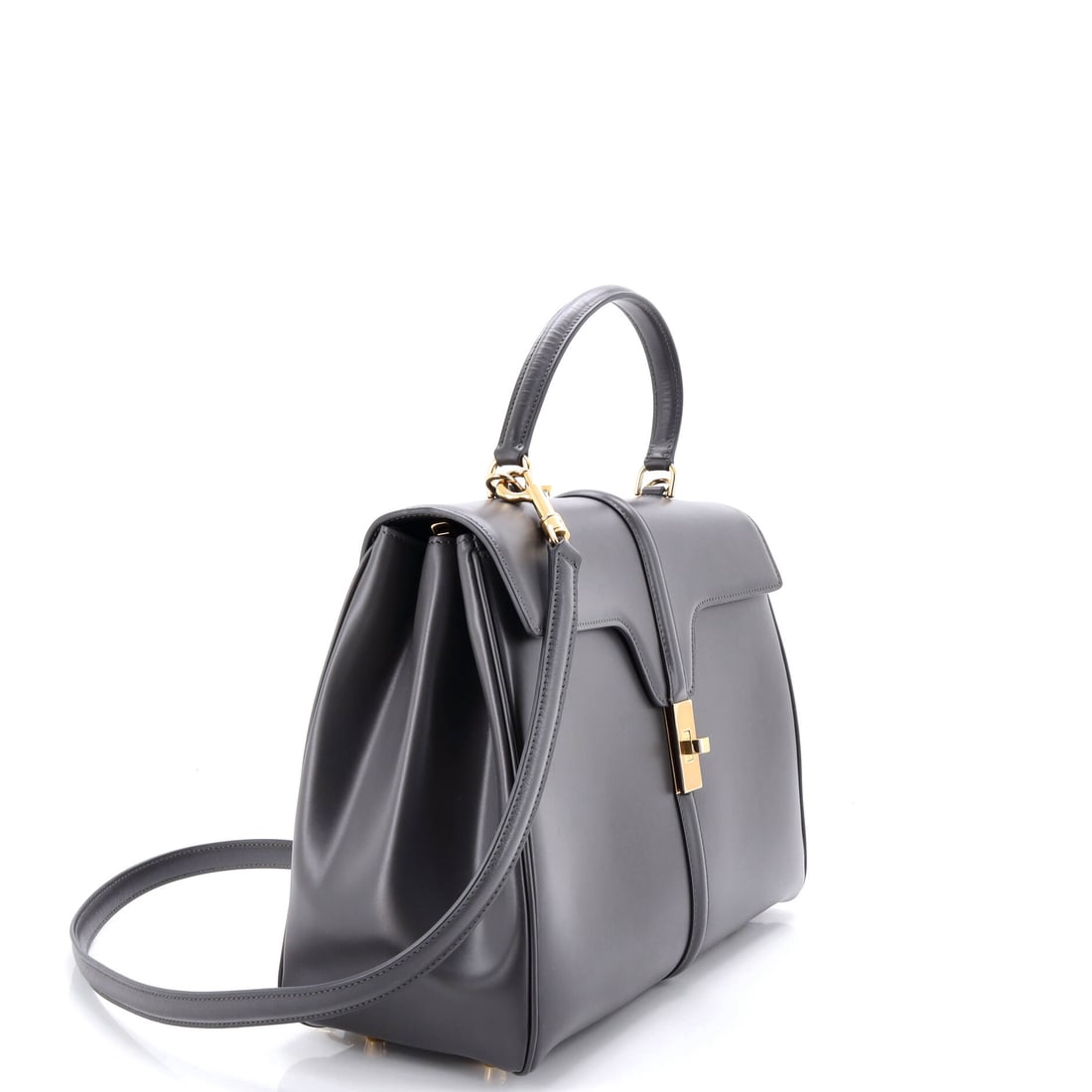 Celine 16 Top Handle Bag Smooth Calfskin Medium (1 of 5)