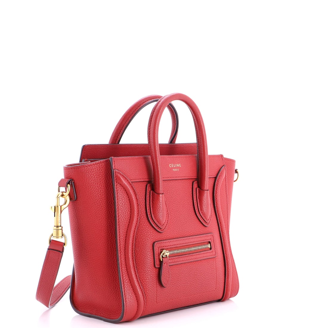 Celine Luggage Bag Grainy Leather Nano (1 of 5)