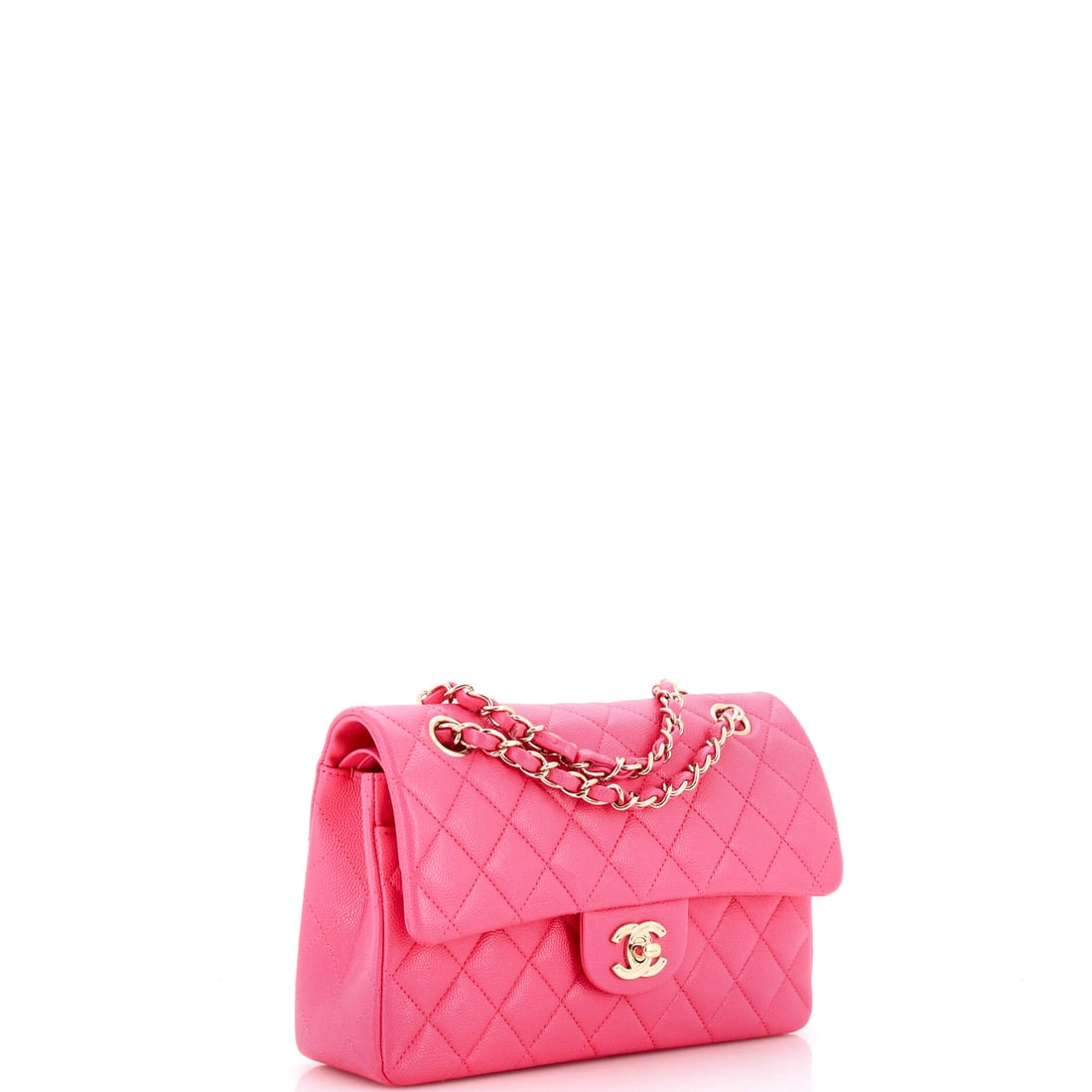 Chanel Classic Double Flap Bag Quilted Caviar Small (1 of 7)