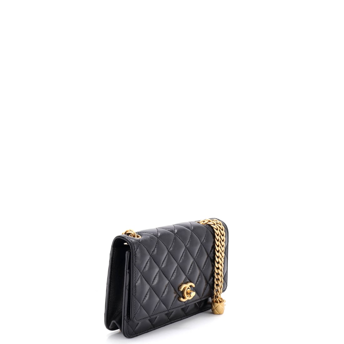Chanel All Slide Long Wallet on Chain Quilted Lambskin (1 of 6)