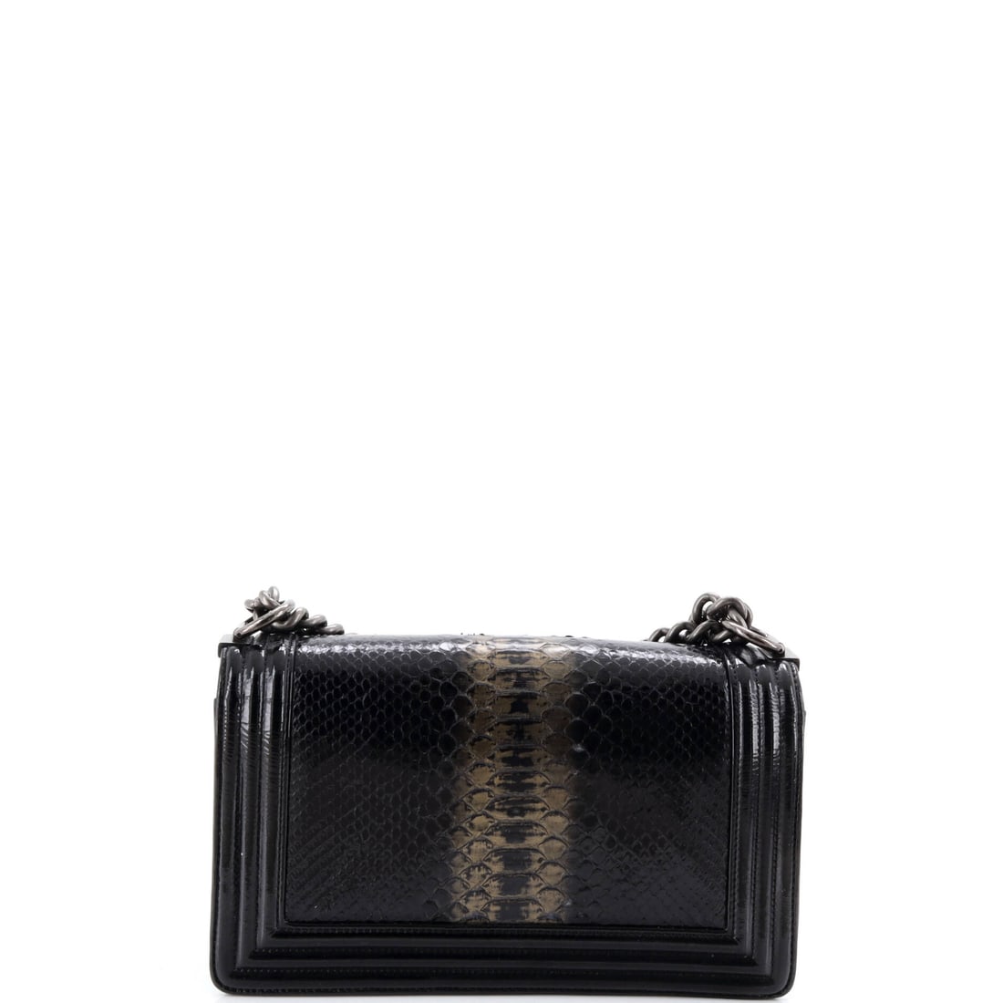 Chanel Boy Flap Bag Python Old Medium - 2