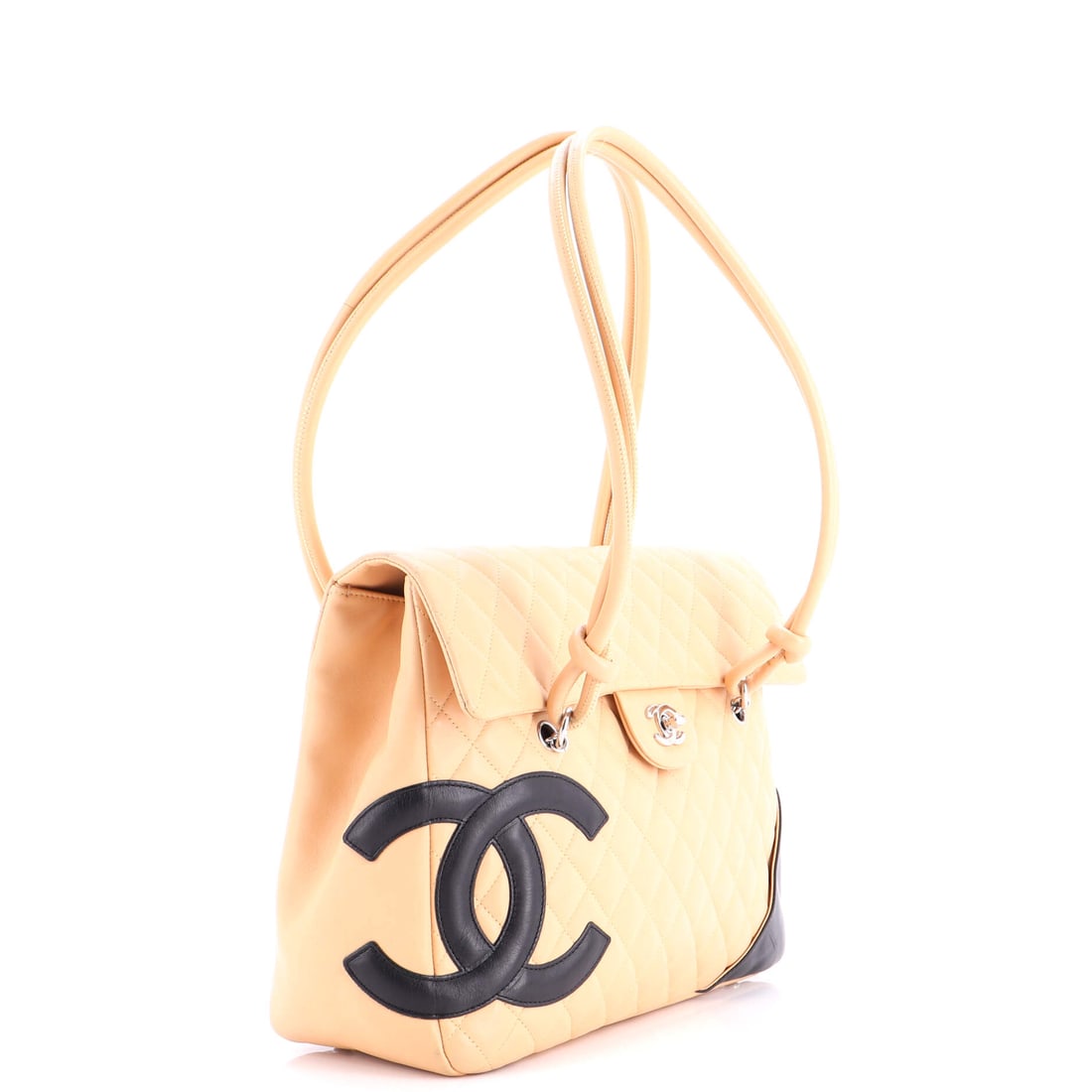 Chanel Cambon Flap Tote Quilted Leather Large (1 of 6)