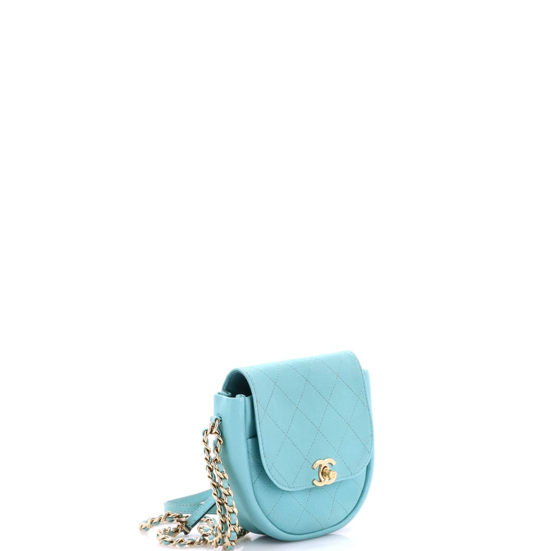 Chanel Casual Trip Messenger Bag Quilted Lambskin Mini: Lot 172 is the finishing touch that pulls everything together. Offered here as Chanel Chanel Casual Trip Messenger Bag Quilted Lambskin Mini, finished in Blue; approx. 6.0 W x 6.0 H; 2.0 D. It has