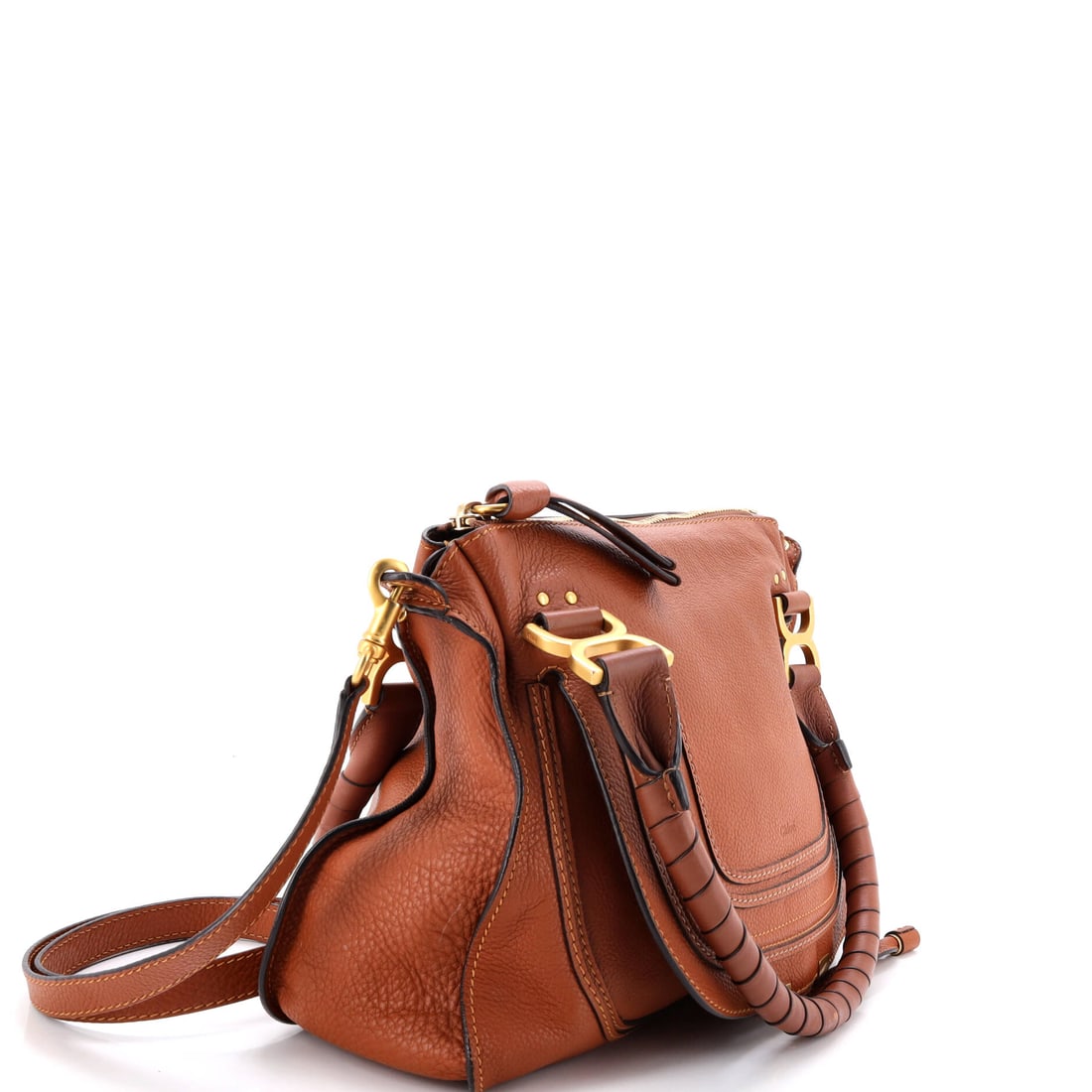 Chloe Marcie Satchel Leather Medium (1 of 6)