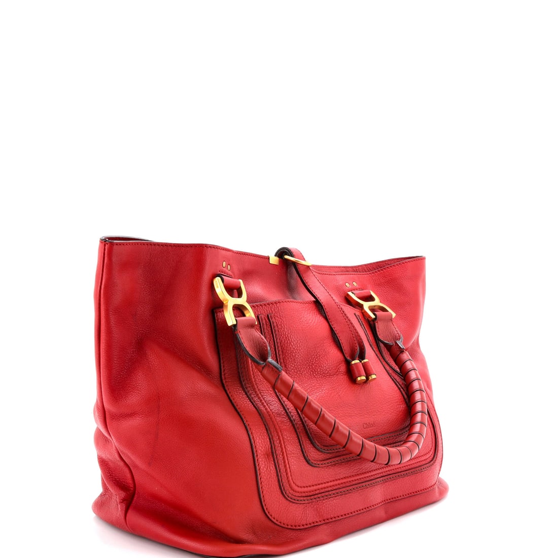 Chloe Marcie Tote Leather Large (1 of 6)