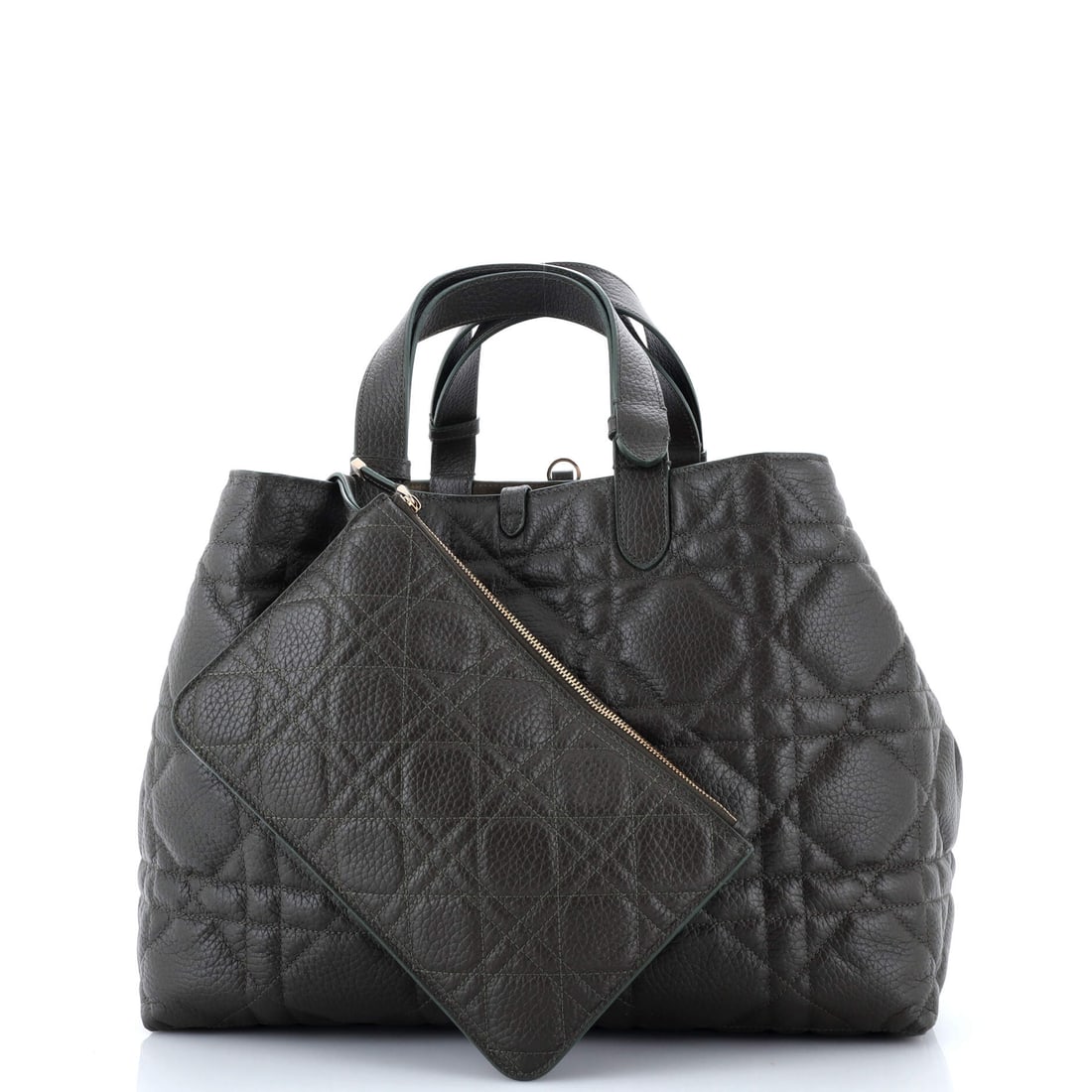 Christian Dior Toujours Tote Bag Macrocannage Quilt Calfskin Large (1 of 6)