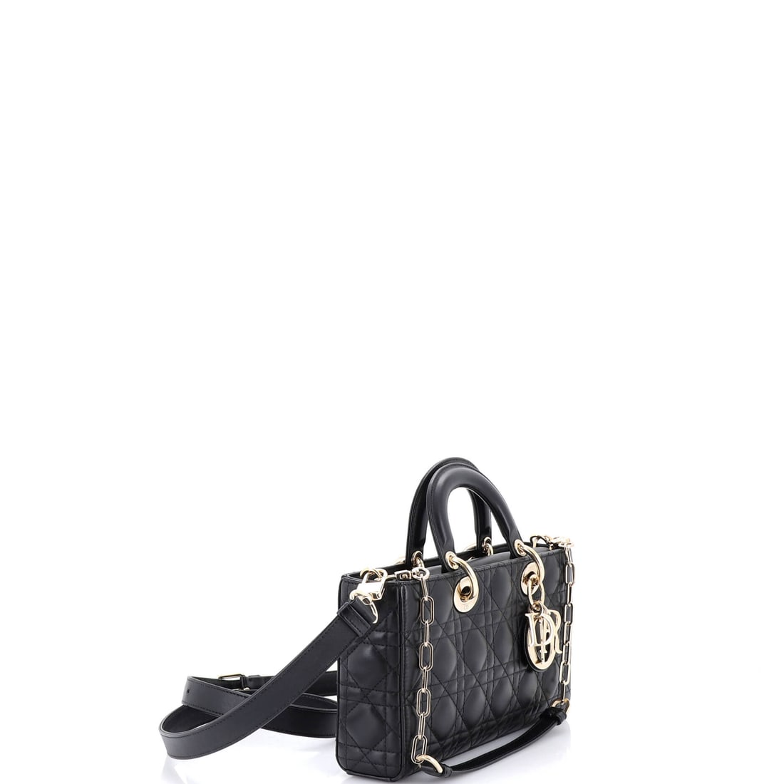 Christian Dior Lady D-Joy Bag Cannage Quilt Lambskin Medium (1 of 7)