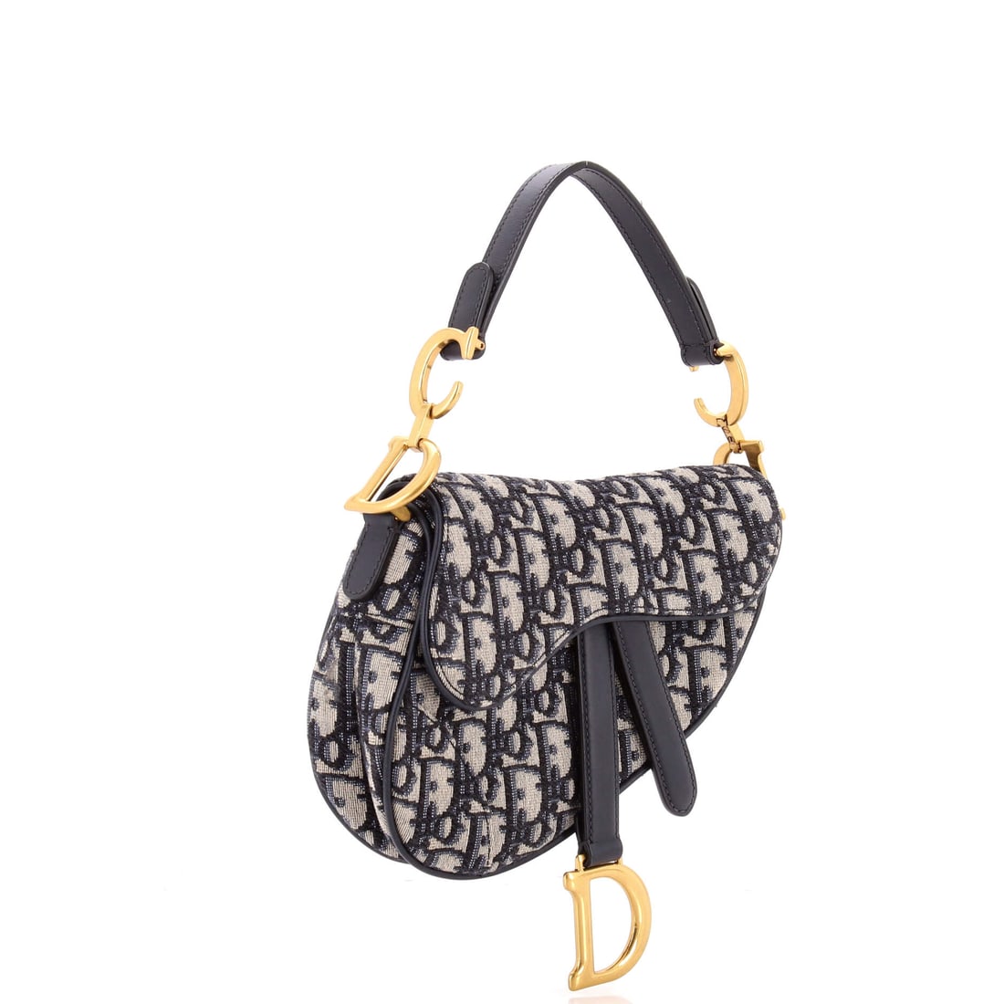 Christian Dior Saddle Handbag Oblique Canvas Mini (1 of 6)