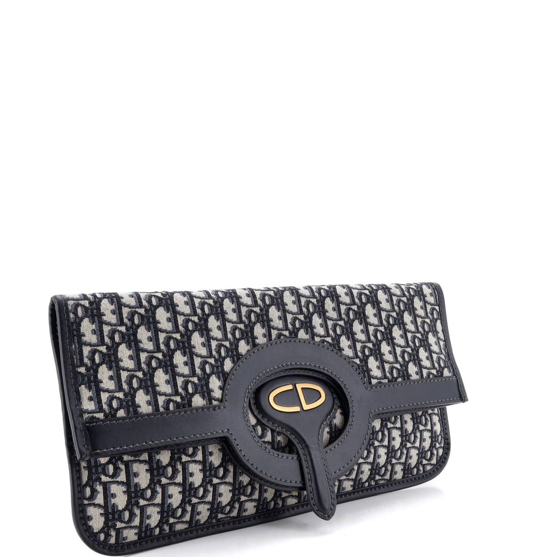 Christian Dior Fold Over Clutch Oblique Canvas: Lot 234 is the kind of piece that makes people ask, 'Where did you find that?'. Offered here as Christian Dior Christian Dior Fold Over Clutch Oblique Canvas, finished in Blue; approx. 15.0 W x 8.0 H;