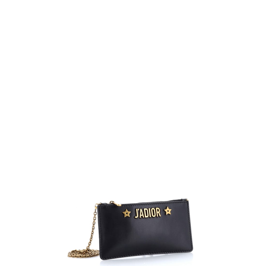Christian Dior J'Adior Croisiere Chain Pouch Leather: Lot 249 does not whisper - it purrs, struts, and gets noticed. Offered here as Christian Dior Christian Dior J'Adior Croisiere Chain Pouch Leather, finished in Black; approx. 8.0 W x 4.5 H; 0.2 D. A