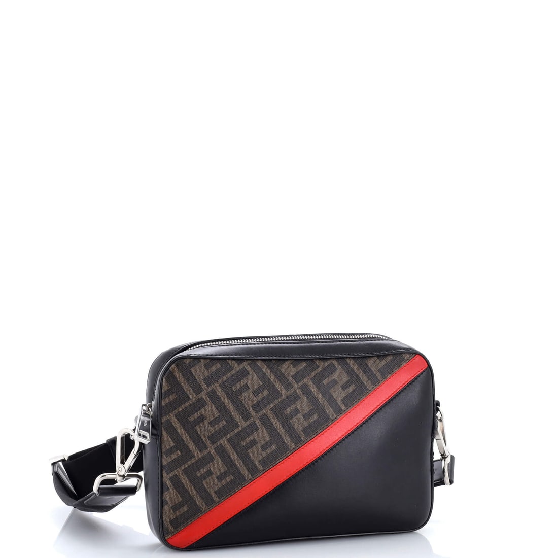 Fendi Camera Case Bag Zucca Coated Canvas and Leather Small (1 of 6)