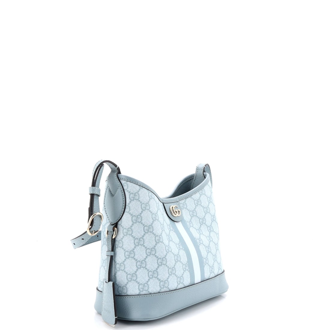 Gucci Ophidia Open Bucket Bag GG Coated Canvas with Leather Small (1 of 5)