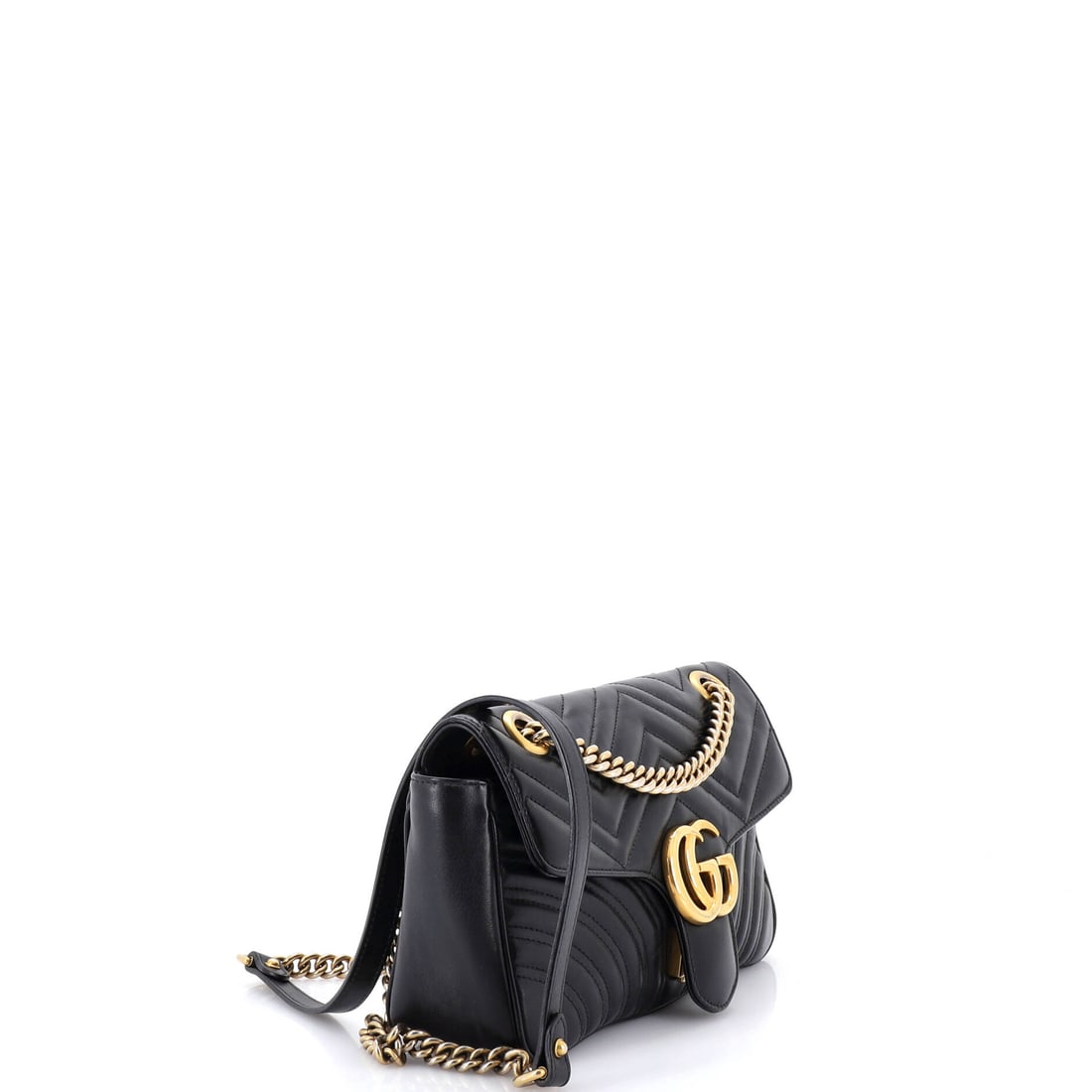 Gucci GG Marmont Flap Bag Matelasse Leather Medium (1 of 7)