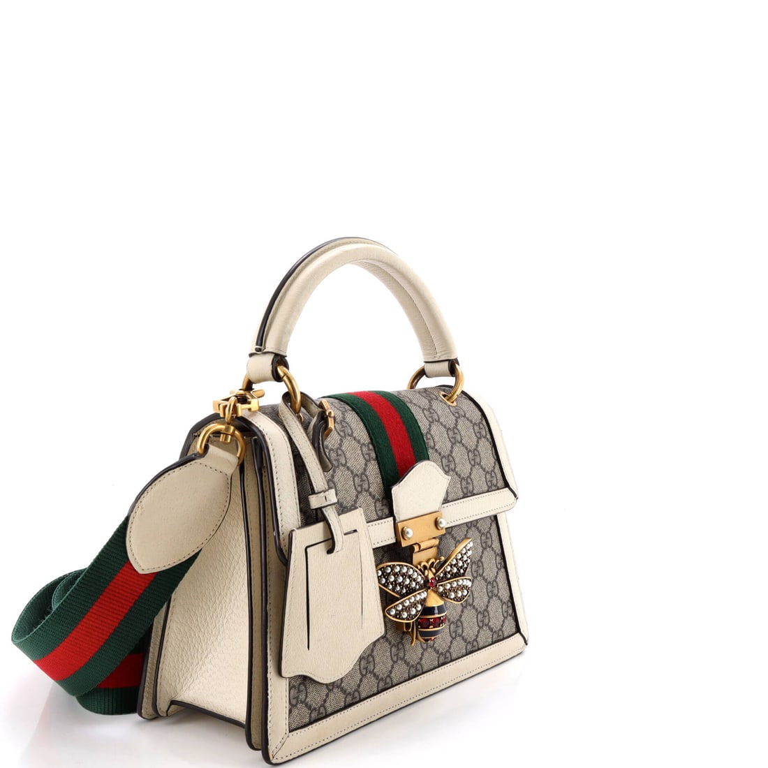Gucci Queen Margaret Top Handle Bag GG Coated Canvas with Leather Small (1 of 6)