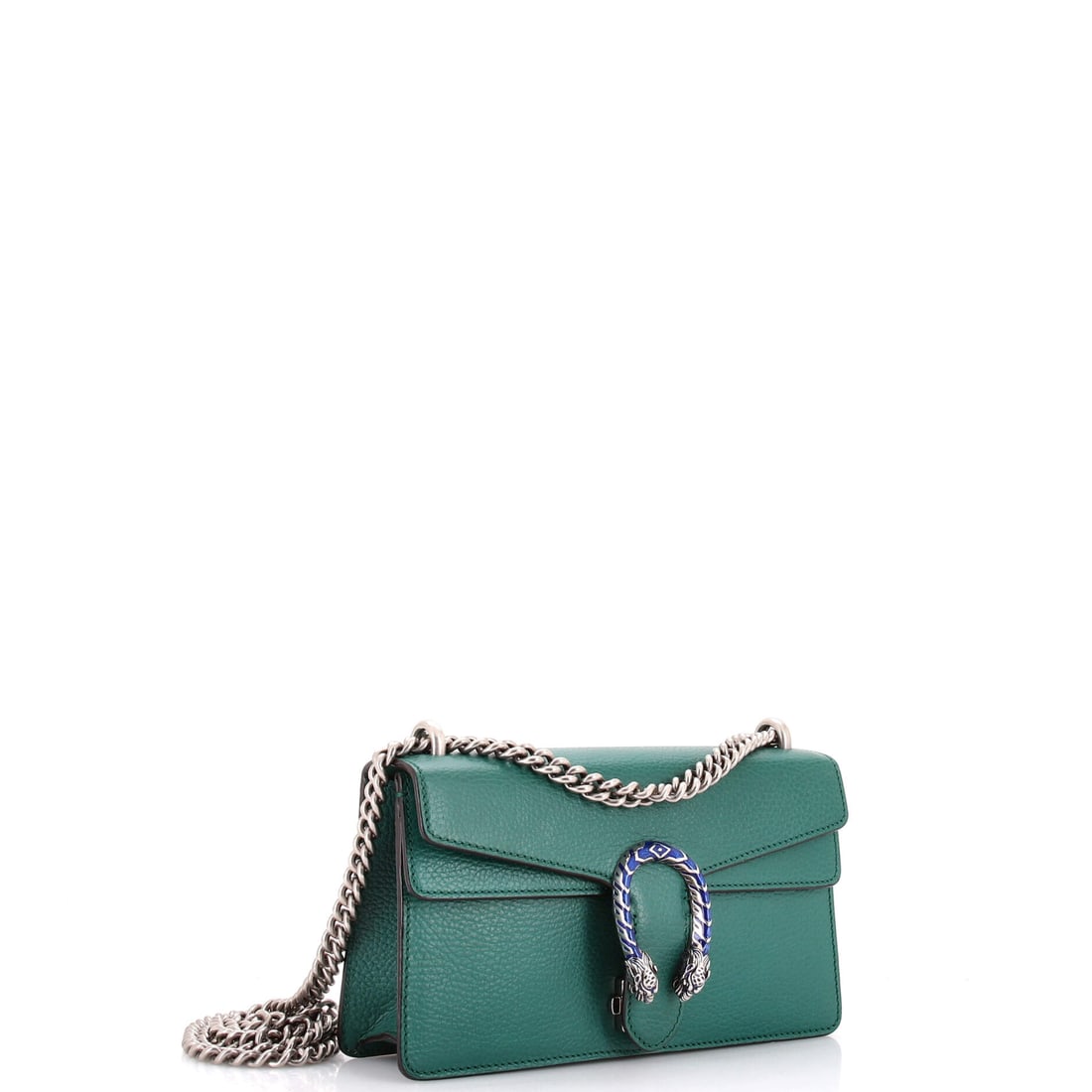 Gucci Dionysus Bag Leather Small: Lot 331 puts Gucci craftsmanship front and center. Offered here as Gucci Gucci Dionysus Bag Leather Small, finished in Green; approx. 10.5 W x 6.5 H; 3.5 D. Think of it as Gucci in one perfectly style