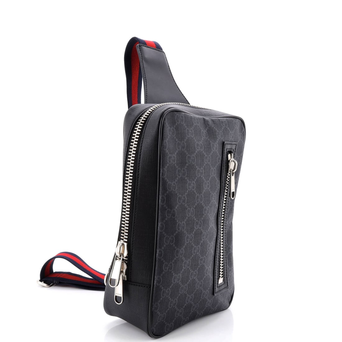 Gucci Soft Zip Sling Bag GG Coated Canvas Small (1 of 6)