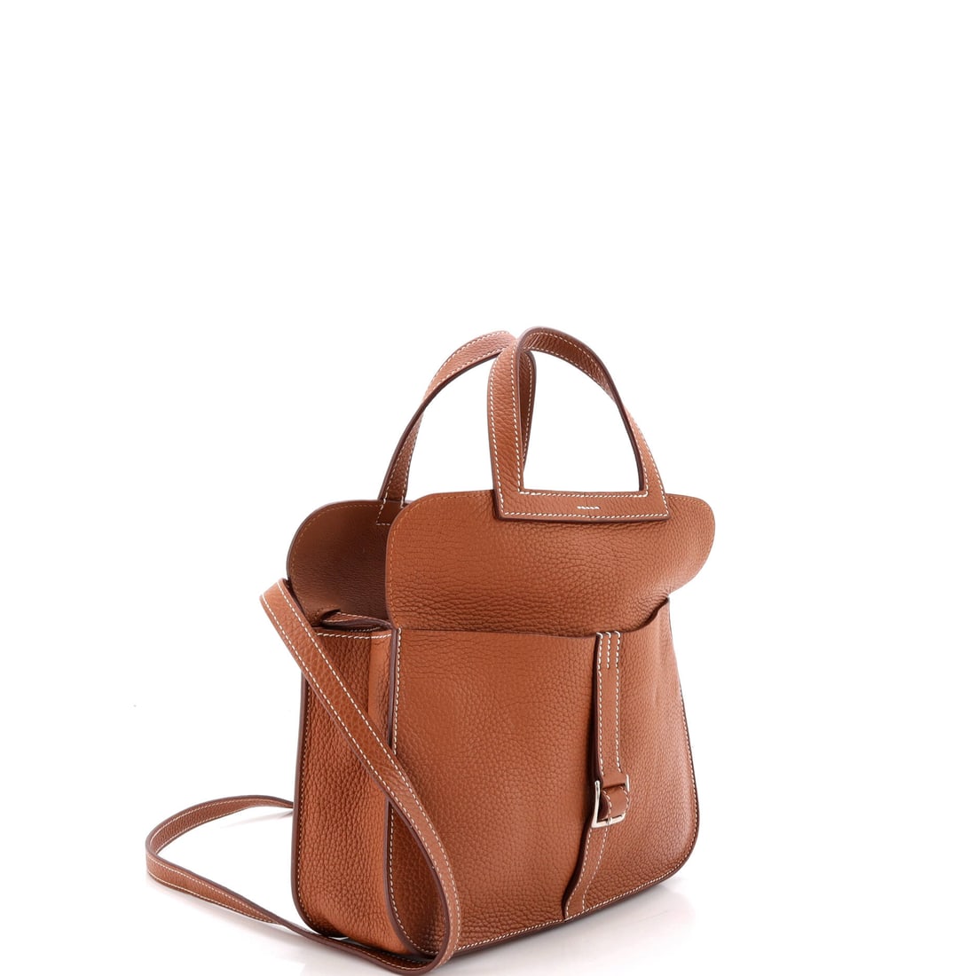 Hermes Halzan Bag Clemence 25: Lot 456 channels the kind of quiet icon status Hermes does best. Offered here as Hermes Hermes Halzan Bag Clemence 25, finished in Brown; approx. 10.0 W x 7.0 H; 3.0 D. Think of it as Hermes in one pe