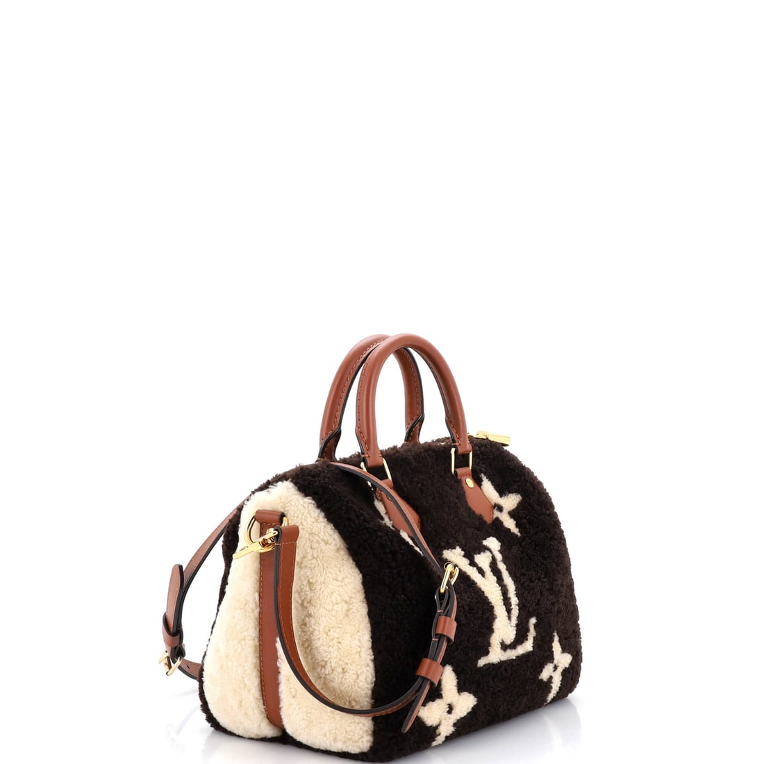 Louis Vuitton Speedy Bandouliere Bag Monogram Giant Teddy Fleece 25: Lot 508 proves good design is in the restraint - with just enough attitude. Offered here as Louis Vuitton Louis Vuitton Speedy Bandouliere Bag Monogram Giant Teddy Fleece 25, finished in Brown; approx