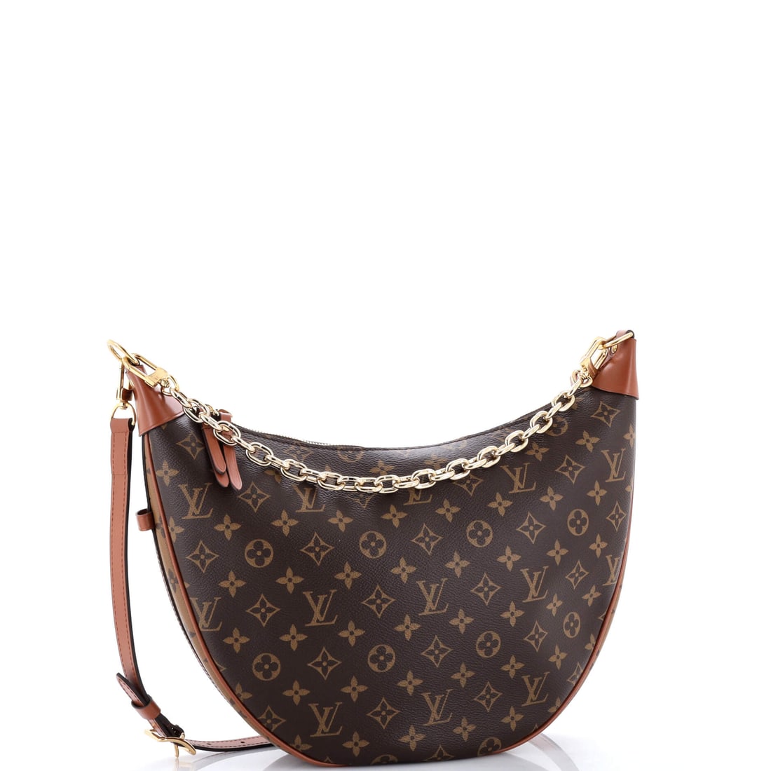 Louis Vuitton Loop Hobo Reverse Monogram Canvas: Lot 542 is the finishing touch that pulls everything together. Offered here as Louis Vuitton Louis Vuitton Loop Hobo Reverse Monogram Canvas, finished in Brown; approx. 14.0 W x 10.0 H; 4.0 D. It has