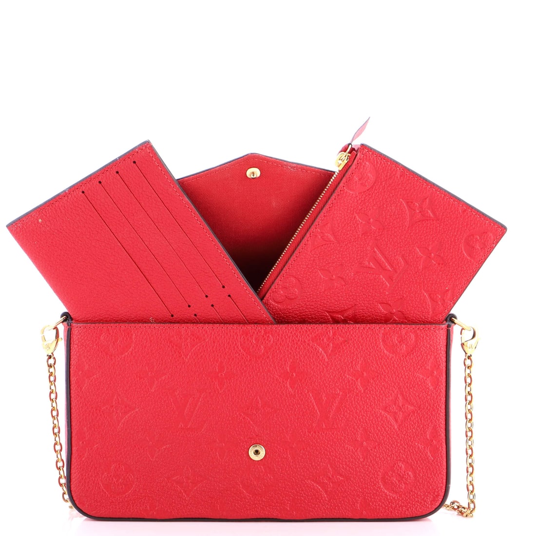 Louis Vuitton Felicie Pochette Monogram Empreinte Leather (1 of 7)