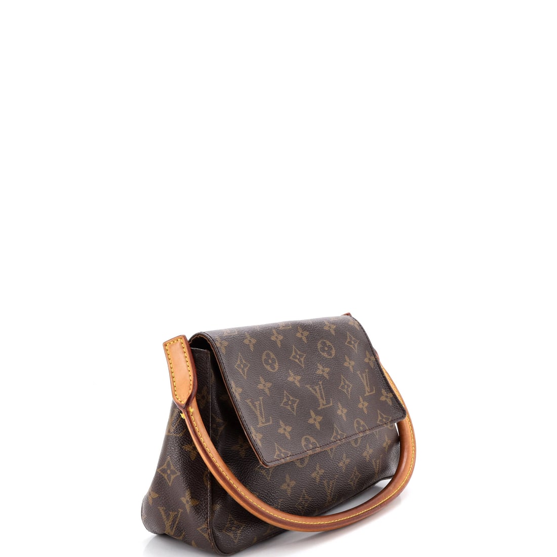 Louis Vuitton Looping Handbag Monogram Canvas Mini: Lot 663 balances structure and ease with that unmistakable Louis Vuitton point of view. Offered here as Louis Vuitton Louis Vuitton Looping Handbag Monogram Canvas Mini, finished in Brown; approx. 10.
