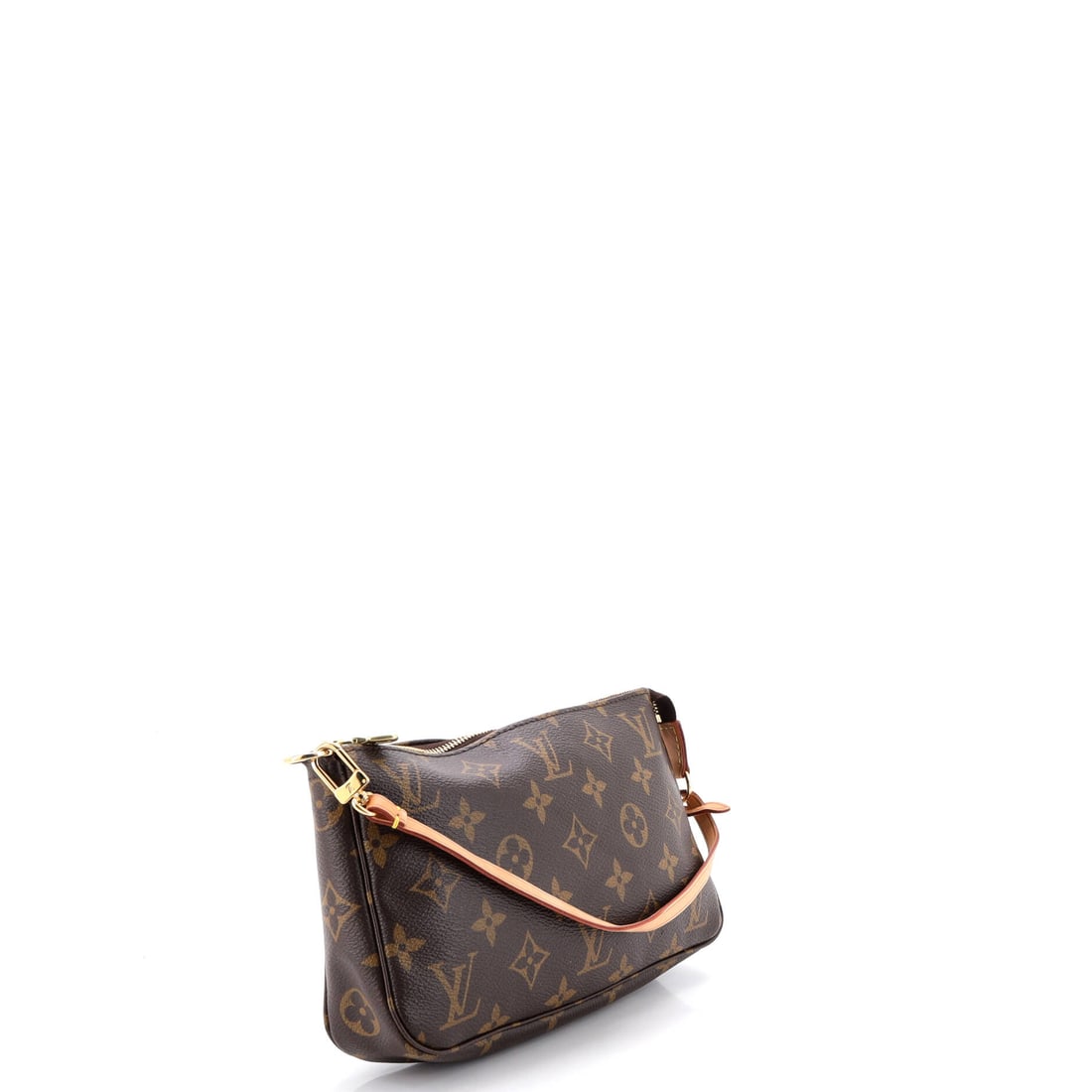Louis Vuitton Pochette Accessoires Monogram Canvas: Lot 664 is here to steal the scene (politely, of course). Offered here as Louis Vuitton Louis Vuitton Pochette Accessoires Monogram Canvas, finished in Brown; approx. 8.5 W x 5.0 H; 1.5 D. A strong pi
