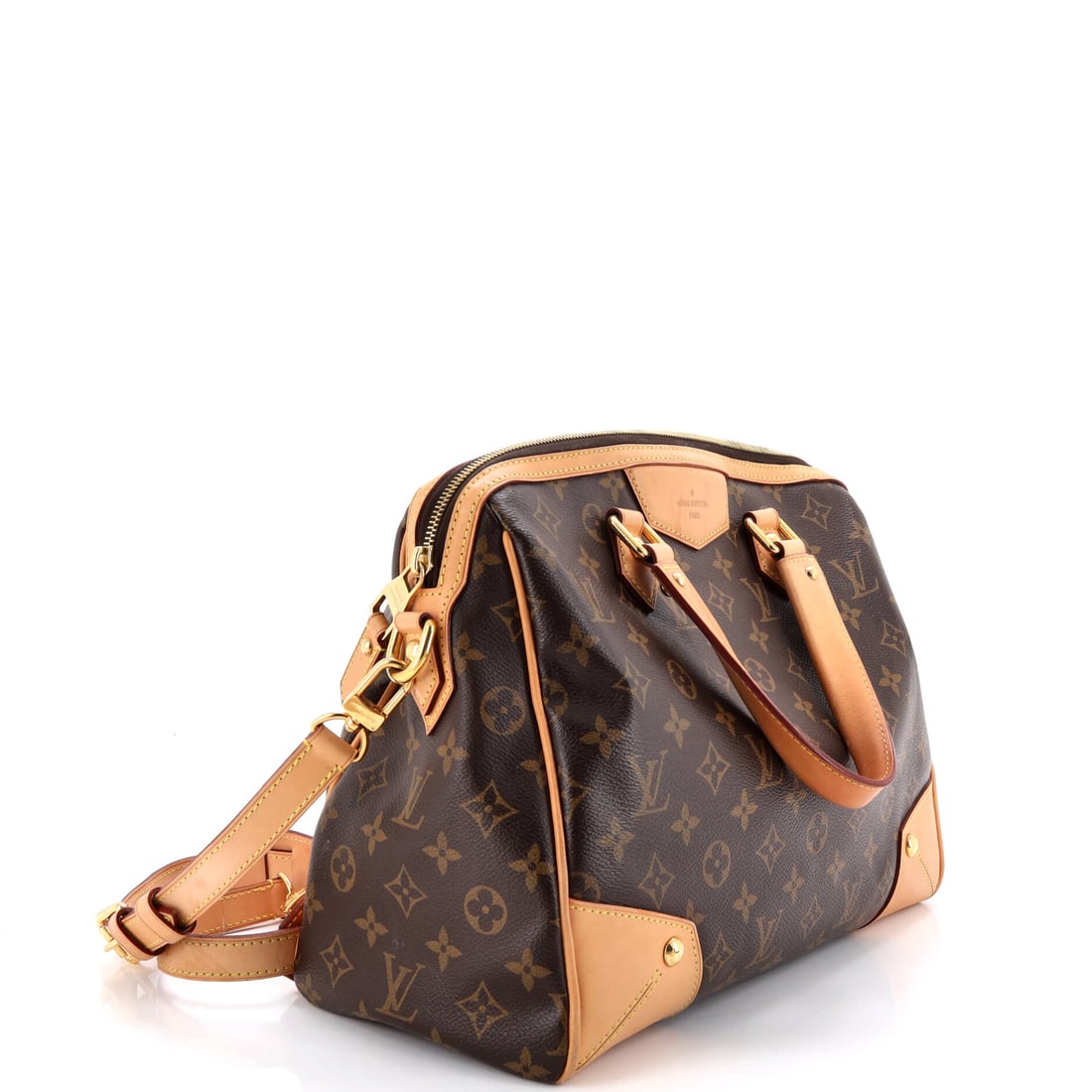 Louis Vuitton Retiro Handbag Monogram Canvas PM: Lot 667 is made for the days you want your outfit to do the talking. Offered here as Louis Vuitton Louis Vuitton Retiro Handbag Monogram Canvas PM, finished in Brown; approx. 13.0 W x 10.0 H; 5.0 D. I