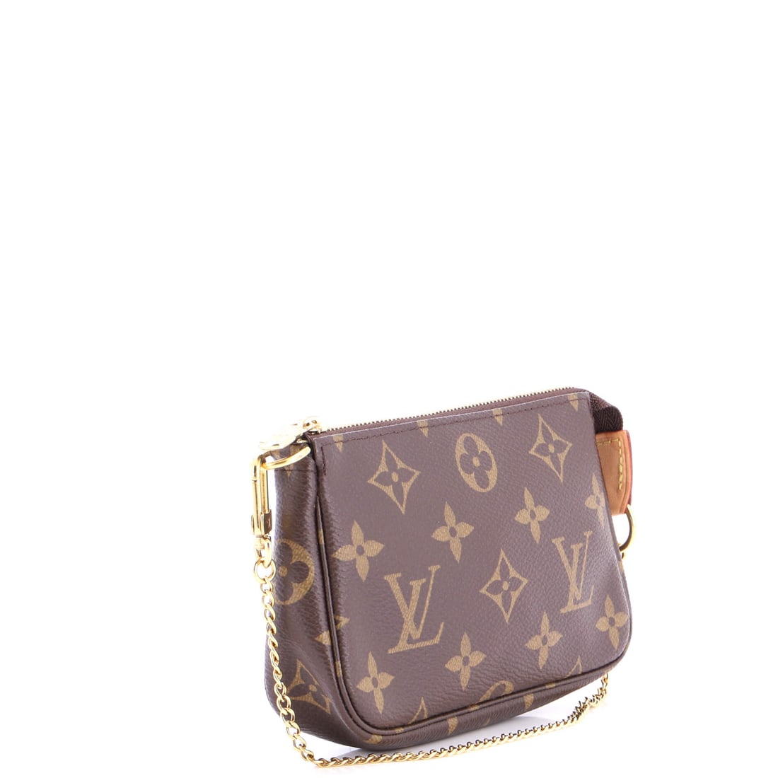 Louis Vuitton Pochette Accessoires Monogram Canvas Mini: Lot 673 gets the proportions exactly right - confident, clean, and considered. Offered here as Louis Vuitton Louis Vuitton Pochette Accessoires Monogram Canvas Mini, finished in Brown; approx. 6.0 W x