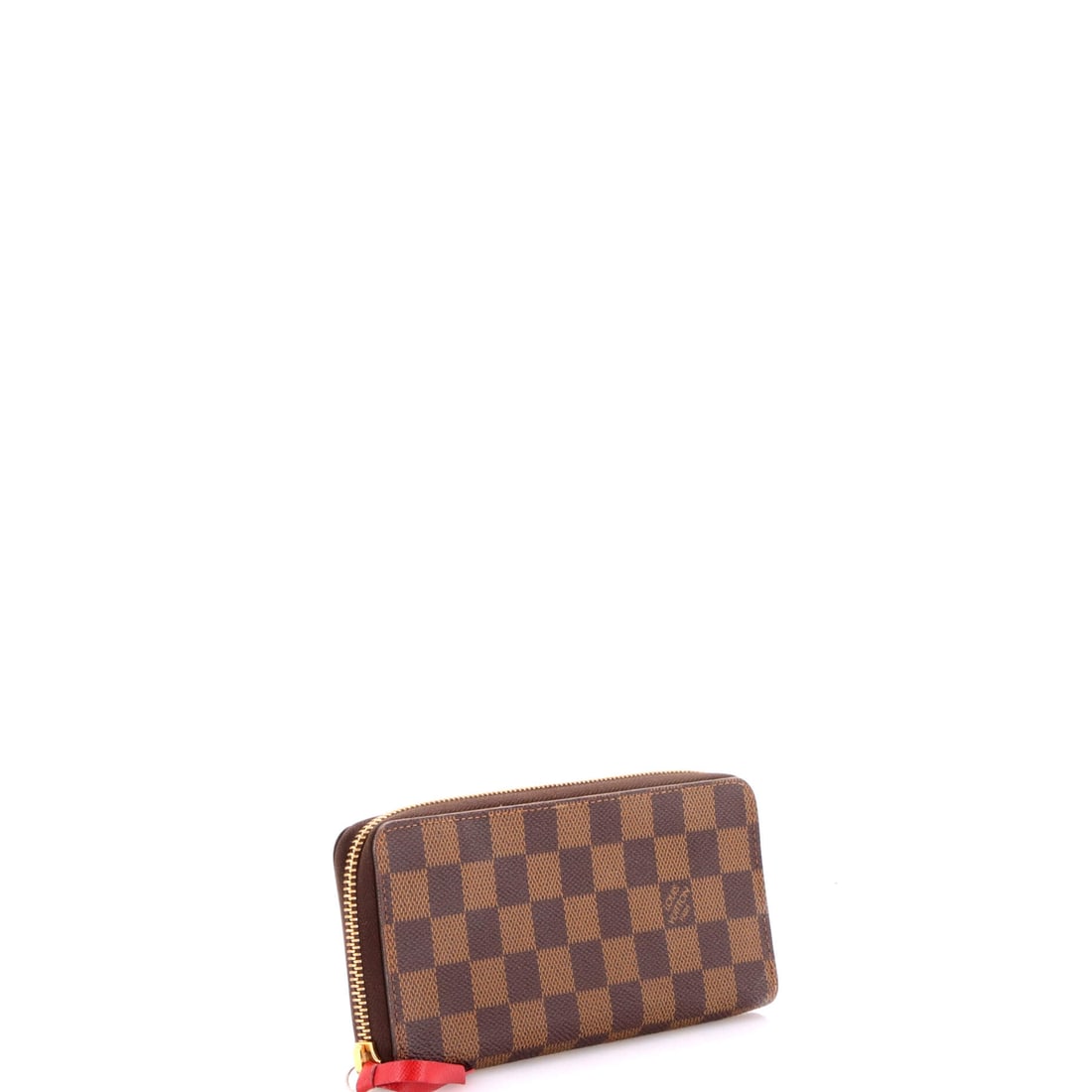 Louis Vuitton Clemence Wallet Damier: Lot 697 belongs on your arm for dinner, then straight to the afters. Offered here as Louis Vuitton Louis Vuitton Clemence Wallet Damier, finished in Brown; approx. 8.0 W x 3.5 H; 1.0 D. It has that in