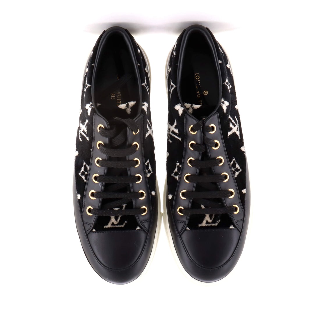 Louis Vuitton Women's Stellar Sneakers Monogram Velvet (1 of 5)