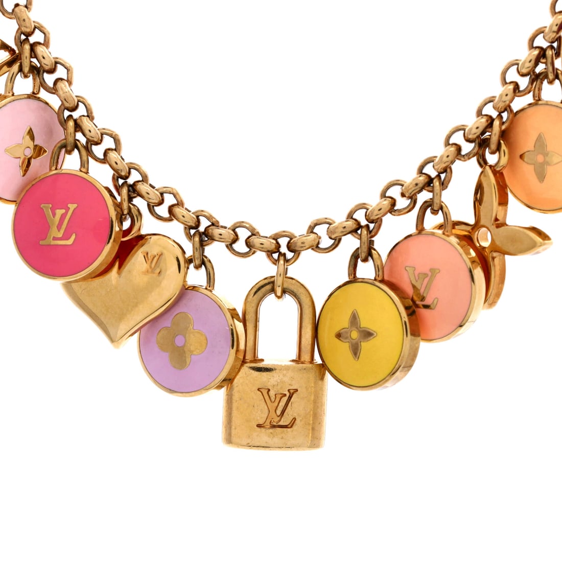 Louis Vuitton Pastilles Bag Charm and Key Holder Metal and Enamel (1 of 3)