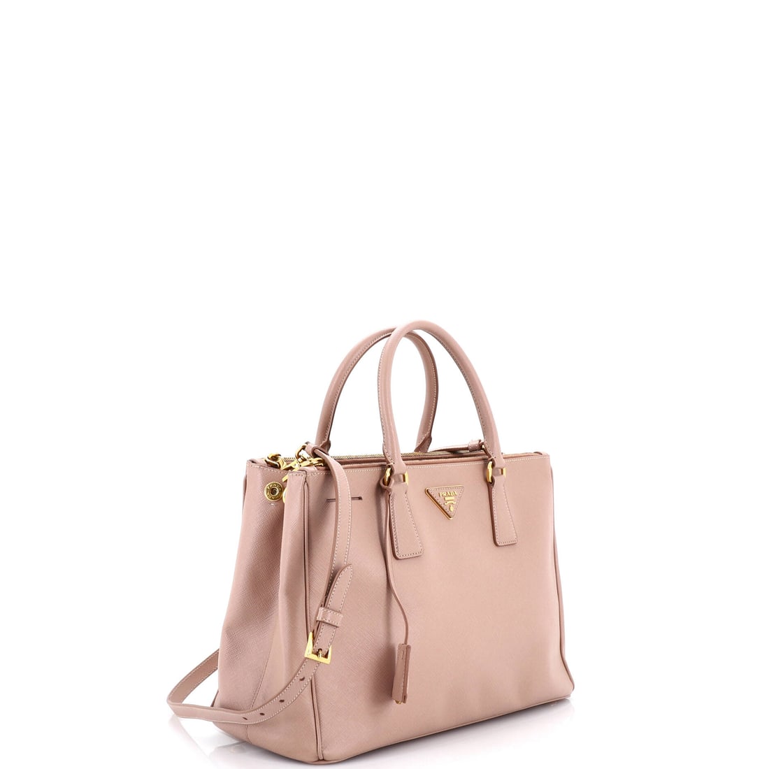 Prada Double Zip Lux Tote Saffiano Leather Medium (1 of 7)