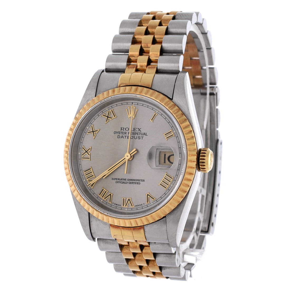 Rolex Oyster Perpetual Datejust Automatic Watch Stainless Steel and Yellow Gold 36 (1 of 3)