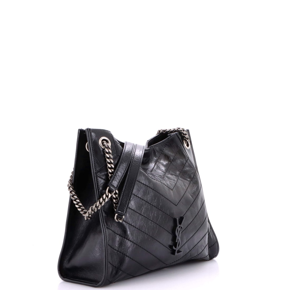 Saint Laurent Niki Shopping Tote Matelasse Chevron Leather Medium (1 of 6)