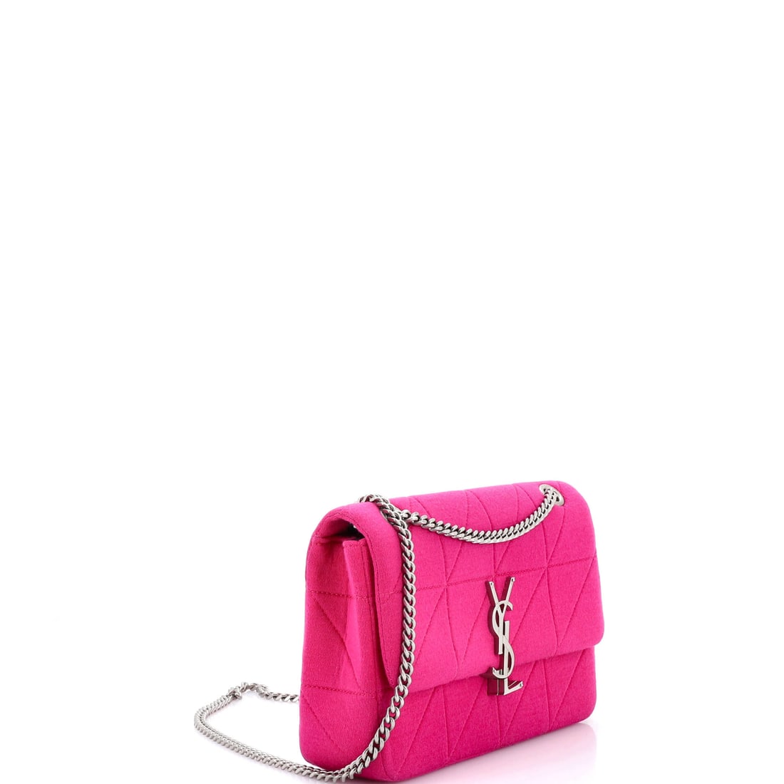 Saint Laurent Jamie Flap Bag Quilted Jersey Medium (1 of 5)