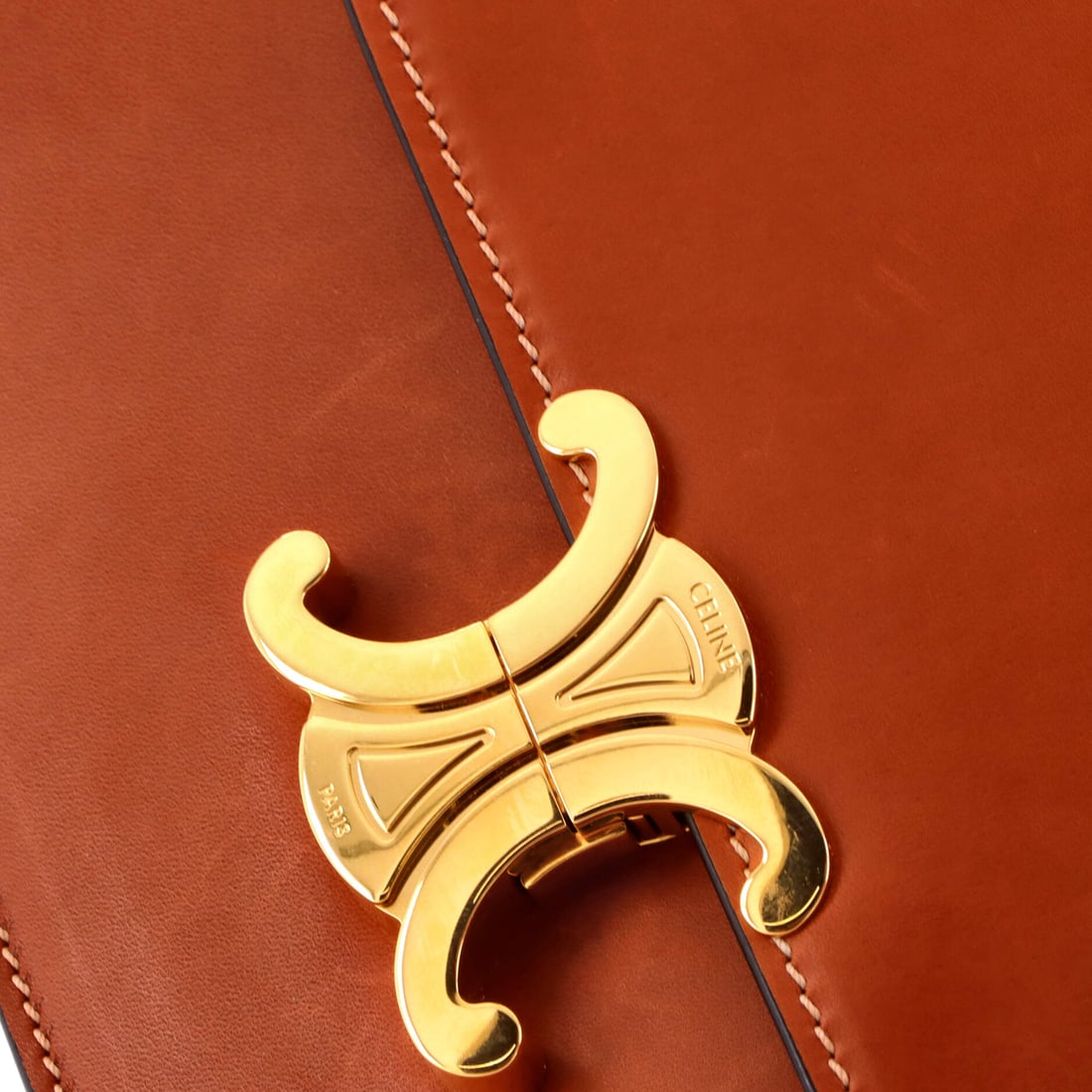 Celine Triomphe Shoulder Bag Smooth Calfskin Medium - 5