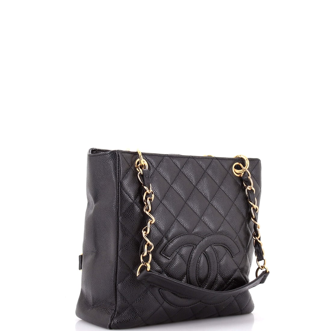 Chanel Petite Shopping Tote Quilted Caviar: The argument for owning one truly exceptional tote is made most convincingly by the Chanel Petite Shopping Tote Quilted Caviar in Black: Caviar, couture precision, and the unmistakable hand of the Par