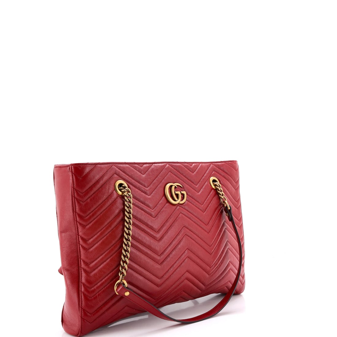 Gucci GG Marmont Zip Tote Matelasse Leather Medium: Acquire it today. Reach for it always. The Gucci GG Marmont Zip Tote Matelasse Leather Medium in Red is a mid-size Leather tote that holds its stature as confidently as it holds your essentials -- whi