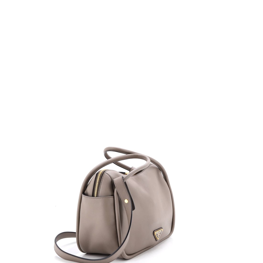 Prada Darling Handbag Leather Small: Luxe, purposeful, and built to outlast the moment: the Prada Darling Handbag Leather Small in Gray arrives as a small-scale Leather bag with the kind of design integrity that the Italian intellectual